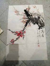 刘仁通国画  终身保真 约三平尺 11