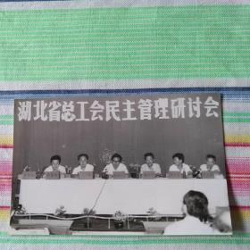 湖北省总工会民主管理研讨会老照片