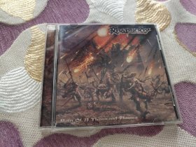 原版CD唱片 狂想曲 rhapsody  rain of a thousand flames 意大利前卫力量金属交响乐队 日首