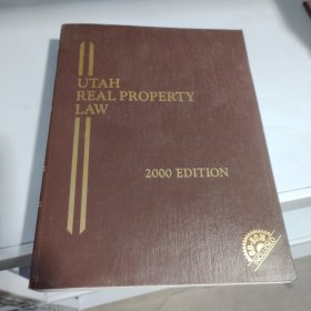 UTAH REAL PROPERTY LAW 犹他州不动产法律（带光盘一张）