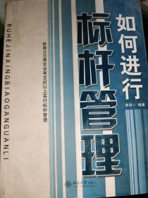 如何進行標桿管理李卓一9787301070840