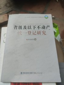 省级以下不动产统一登记研究（16开平装）品佳