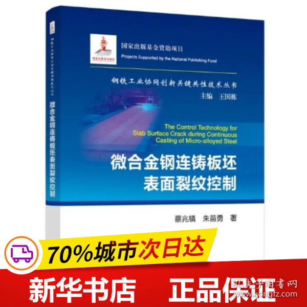 微合金钢连铸板坯表面裂纹控制/钢铁工业协同创新关键共性技术丛书