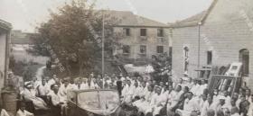 1939年“南昌会战”时期 江西地区日军医院内的伤兵 原版老照片一枚