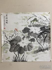 吴青霞斗方作品