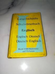 德文版Langenscheidts HandwÖrterbuch Englich