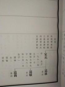 张氏宗谱【卷之三 字号】百忍堂