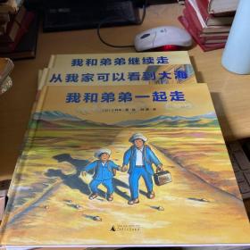 沙漠里的驴子 我家可以看到大海+我和弟弟一起走+我和弟弟继续走（魔法象·图画书王国）4册