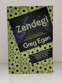 格雷格·伊根 Zendegi by Greg Egan（澳大利亚文学科幻小说）英文原版书