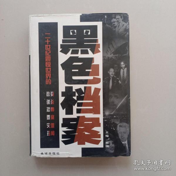 黑色档案:二十世纪震惊世界的政变、谋杀、恐怖、要案、灾难、丑闻