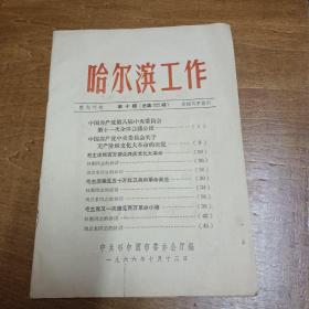 哈尔滨工作 1966年第10期（毛主席同百万群众共庆*****、林彪同志讲话、毛主席接见五十万红卫兵和革命师生等）