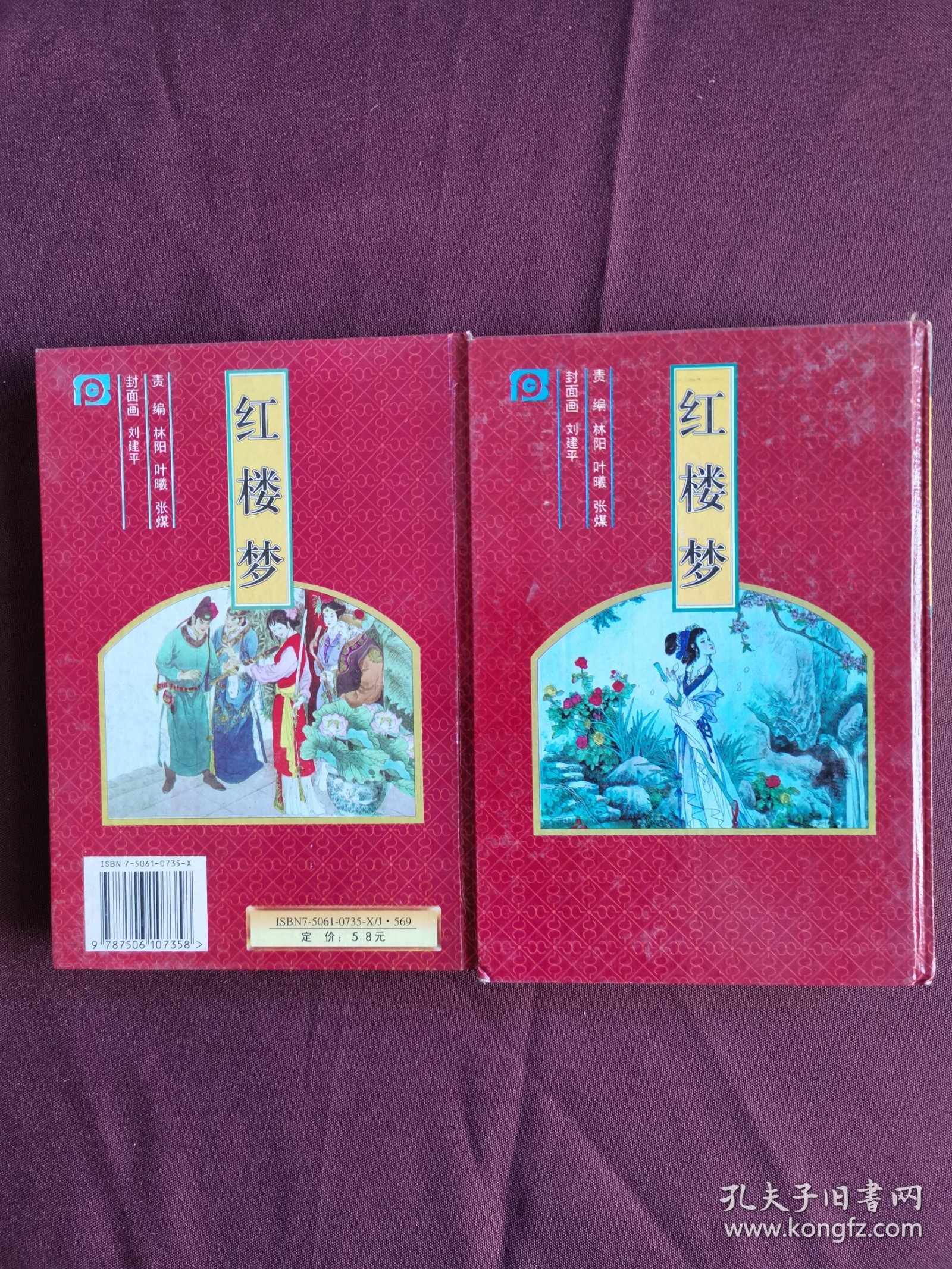 红楼梦上下册精装绘画版