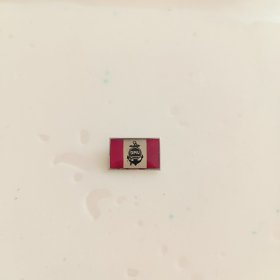 大连海运学院校徽徽章红色滴胶