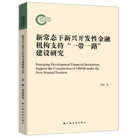 新常态下新兴开发性金融机构支持“一带一路”建设研究