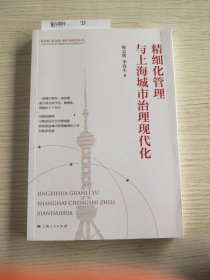 精细化管理与上海城市治理现代化(新思想 新实践 新作为研究丛书)