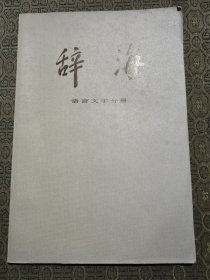 辞海 语言文字分册