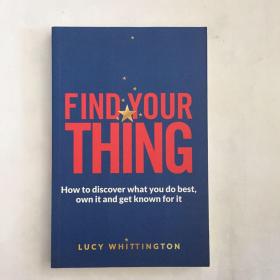 Find Your Thing - How To Discover What You Do Best，Own It And Get Known For It  英文原版