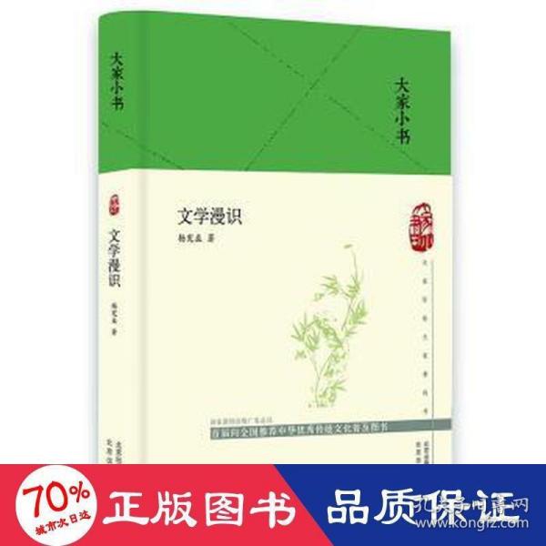 大家小书文学漫识（精）