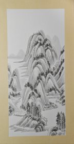 仿古山水卡纸小品（5）