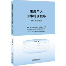 未成年人刑事特别程序:法理、模式与路径:jurisprudence, model and approach