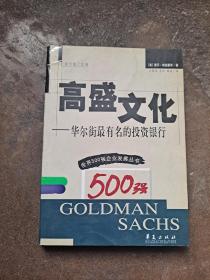 高盛文化   华尔街最有名的投资银行（世界500强企业发展丛书）   （美）里莎·埃迪里奇  著