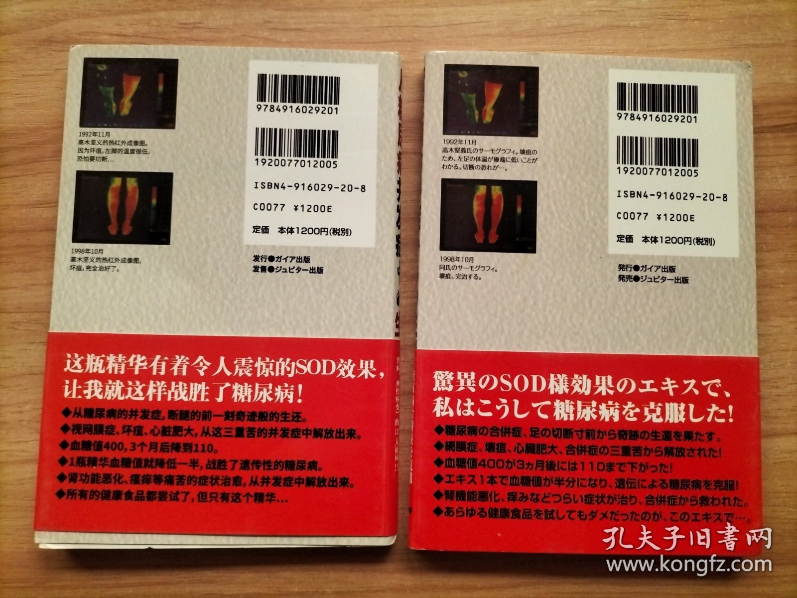 日文书/中文书各一册：从糖尿病并发症中的生还【2本合售】
