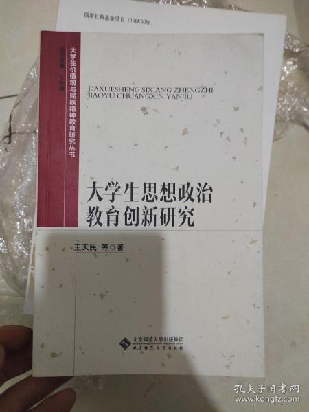 大学生价值观与民族精神教育研究丛书:大学生思想政治教育创新研究