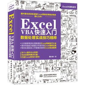 Excel VBA快速入门 数据处理实战技巧精粹