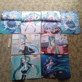 初音未来（挂画宣传画海报）8张赠送4张（见最后二张图）共12幅