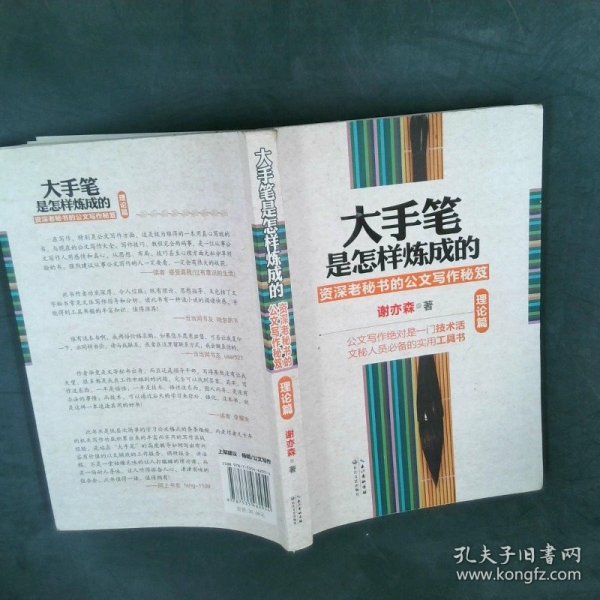 大手笔是怎样炼成的：资深老秘书的公文写作秘笈（理论篇）