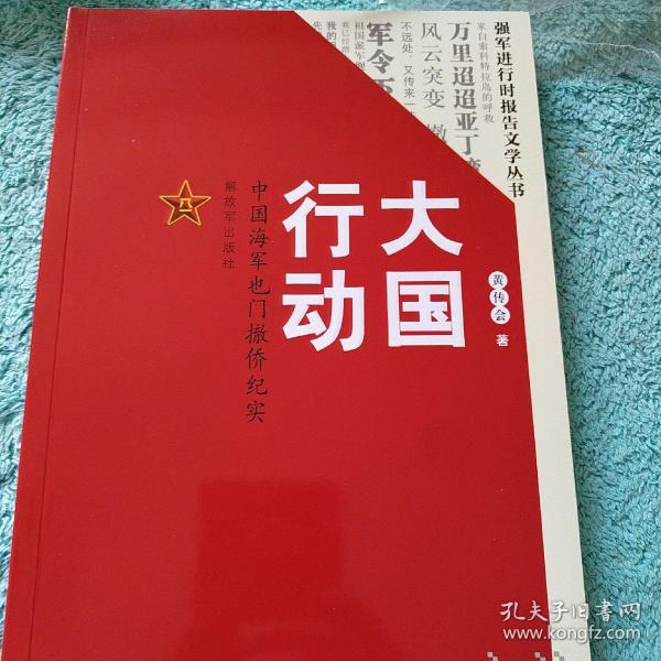 大国行动：中国海军也门撤侨纪实/强军进行时报告文学丛书