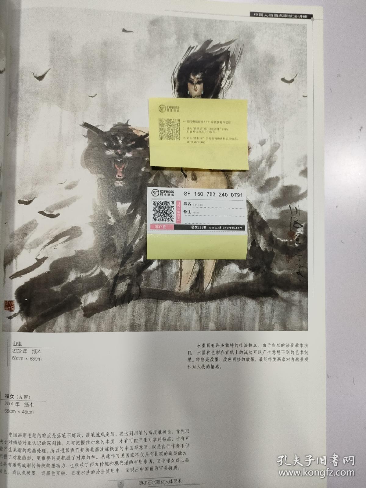 傅小石水墨女人体艺术，