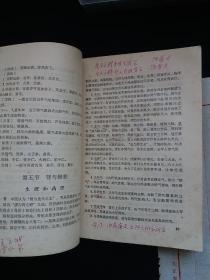 1971年中医老书【西医学习中医参考资料】内有大量中医治疗常见病处方简易验方还有中医学基础和中药知识---内夹一张中医院中医处方-书中有前贤心得体会笔迹内容很好。