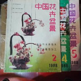 中国花卉盆景1988年2、4、5期