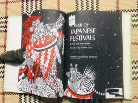 【英文】【儿童绘本】A Year of Japanese Festivals（精装本） 品相自鉴