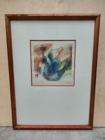 陕西西安美院画家作品一批打包来的（11），落款不识，不要框包邮顺丰，要框运费到付。