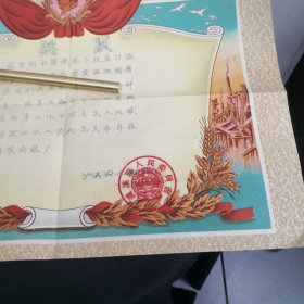 奖状（有折痕，具体请阅图片）