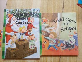 christmas cookie contest+todd goes to school  2本合售
