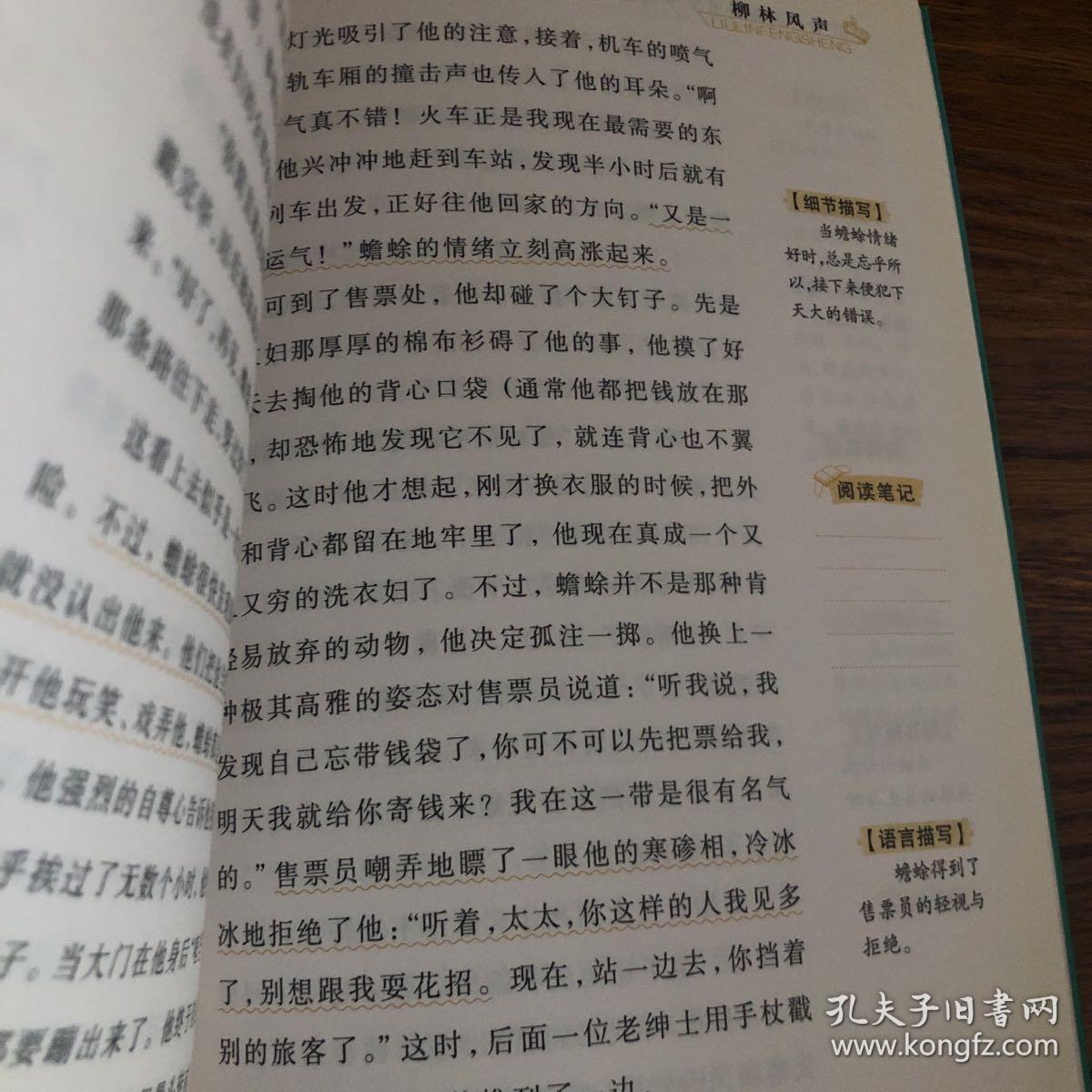 柳林风声（新课标 珍藏版）/世界经典必读文学名著