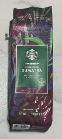 星巴克包装袋-苏门答腊咖啡豆