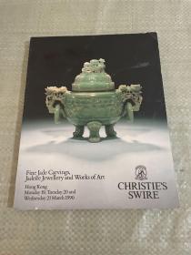 CHRISTIE'S SWIRE：Fine Jade Carvings Jadeite Jewellery and Works of Art Hong Kong （1990·3·21）