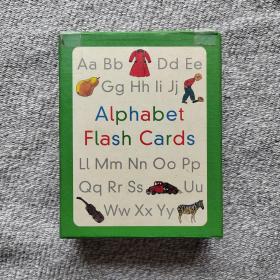 Alphabet Flash Cards 英文原版字母卡片