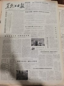 《黑龙江日报》【祖传秘方献人民——记呼兰县著名外科中医师李德轩；增产糖化酶支援白酒生产，肇东县酶制剂厂生产的糖化酶已供应近百家白酒厂；宋站公社畜禽防疫工作又细又好；江苏省江阴县璜塘公社文化站开办小工厂，有照片；名茶“屯绿”丰收】