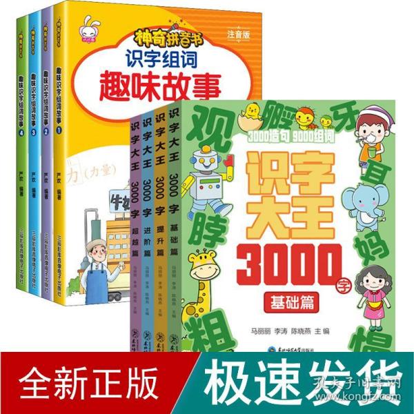 识字大王3000字(全4册)