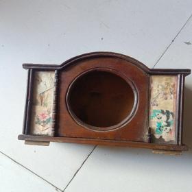 老式木制马蹄表盒。