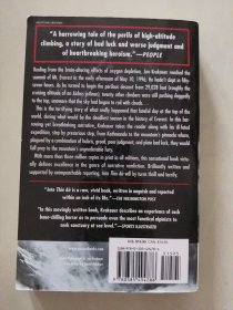 Into Thin Air：A Personal Account of the Mt. Everest Disaster