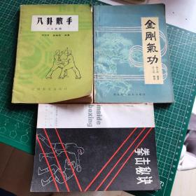 拳击秘诀、金刚气功、八卦散手 六十四路（3本和售）