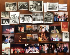 50-90年代著名京剧演员李玉芙、石维坚夫妻生活照、演出照等老照片一组28枚及底片3张（最大尺寸15.2*11.4cm）
