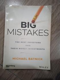 严重的错误 Big Mistakes: The Best Investors And Their worst investments 现货