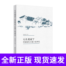 文化视阈下中国现代小城小说研究